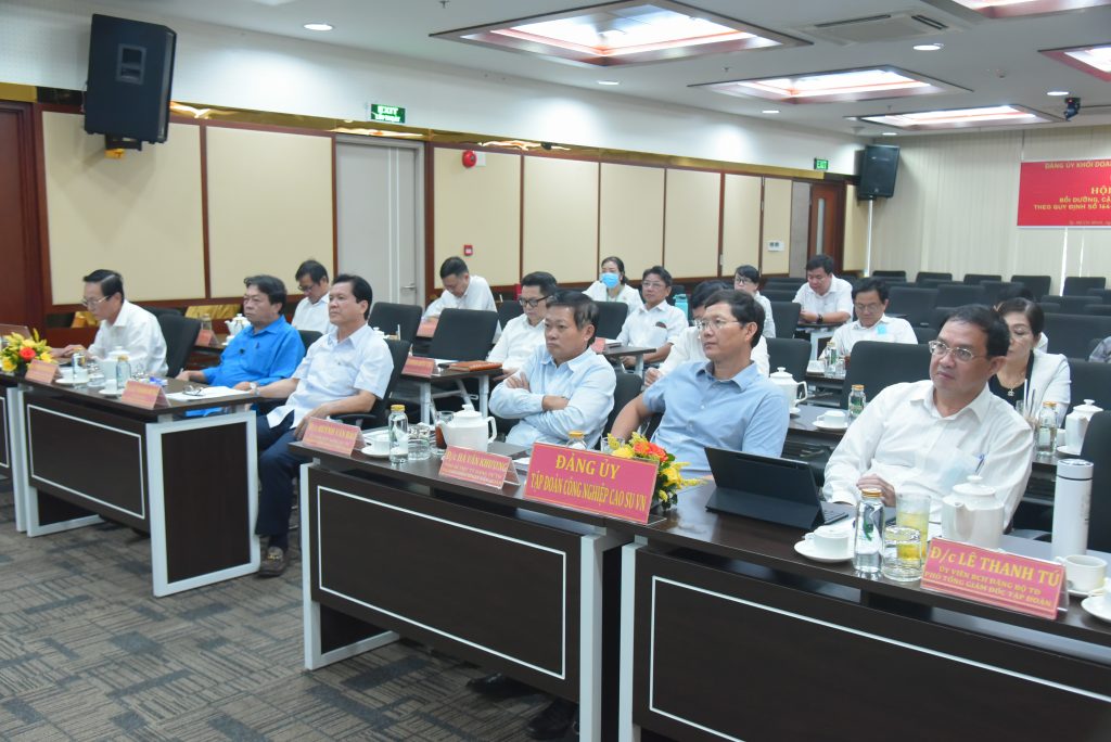Đảng ủy VRG dự Hội nghị bồi dưỡng, cập nhật kiến thức theo quy định số 164-QĐ/TW của Bộ Chính trị